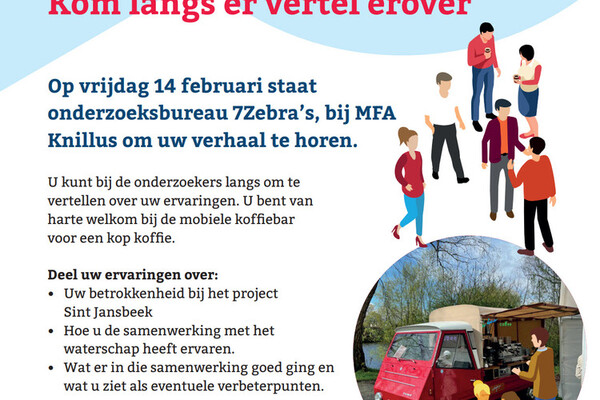 Hoe ervaart u de samenwerking met het waterschap in het project Sint Jansbeek?