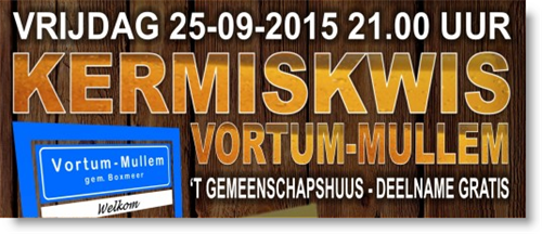 Laatste kans inschrijven KermisKwis Vortum-Mullem!